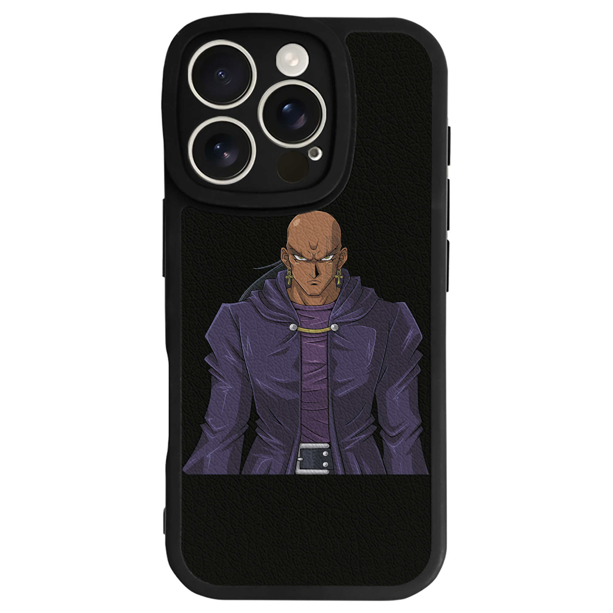 （画像用） 遊☆戯☆王 Yu-Gi-Oh! 【iPhone 16シリーズ対応】シリコンスマホケース（レザー調） 材質：シリコン